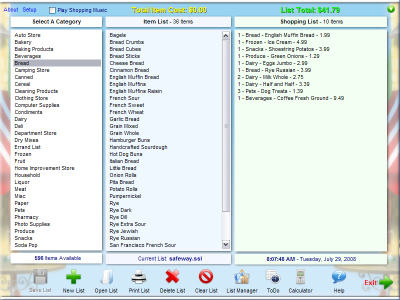 Speedo Shopper Screenshot